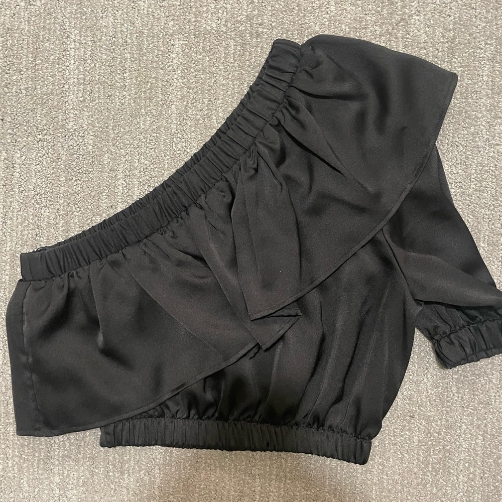 Topshop one shoulder top